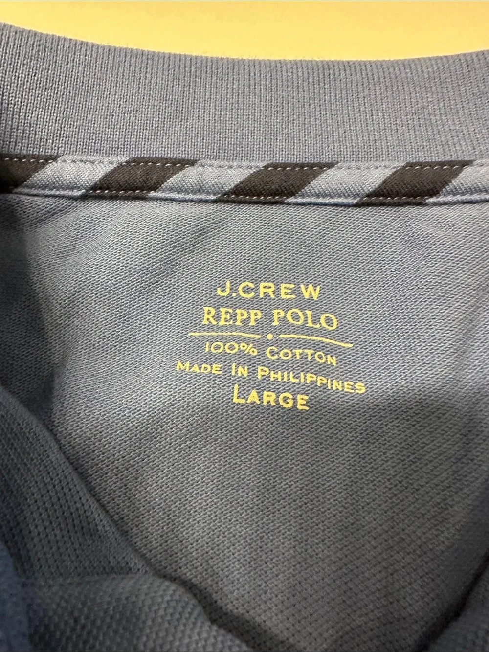 J. Crew Long-Sleeve Polo in Periwinkle Blue
